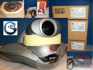Click for larger view of a Polycom VSX 7000 2 monitor installation example. Click for large view of a Polycom VSX 7000 2 monitor installation example.